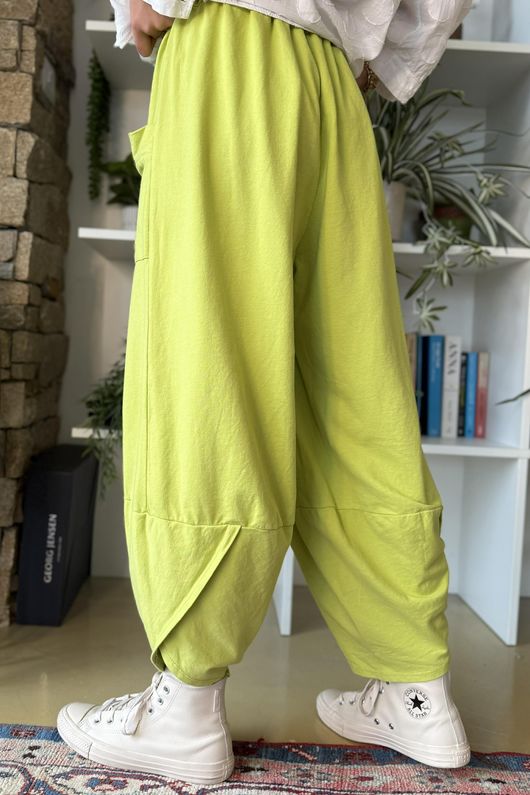 Lagen Shelby Barrel Pant Kiwi